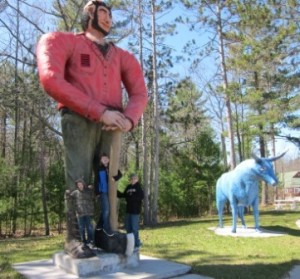 Paul Bunyan and Babe 001